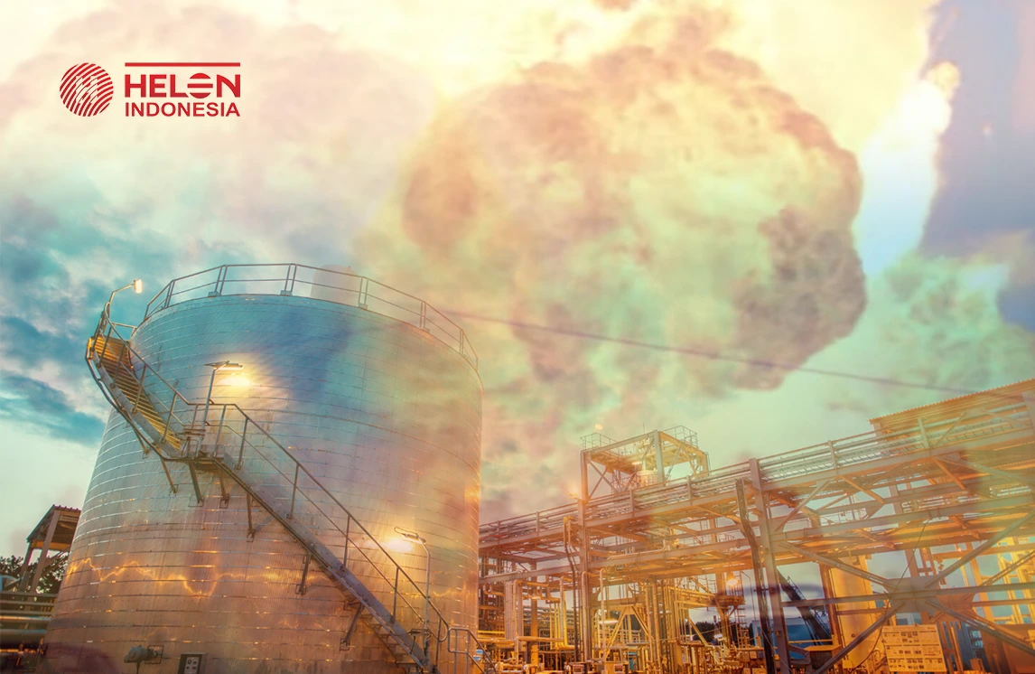 Gambar headline banner artikel pentingnya menggunakan lampu explosion proof untuk industri rawan ledakan